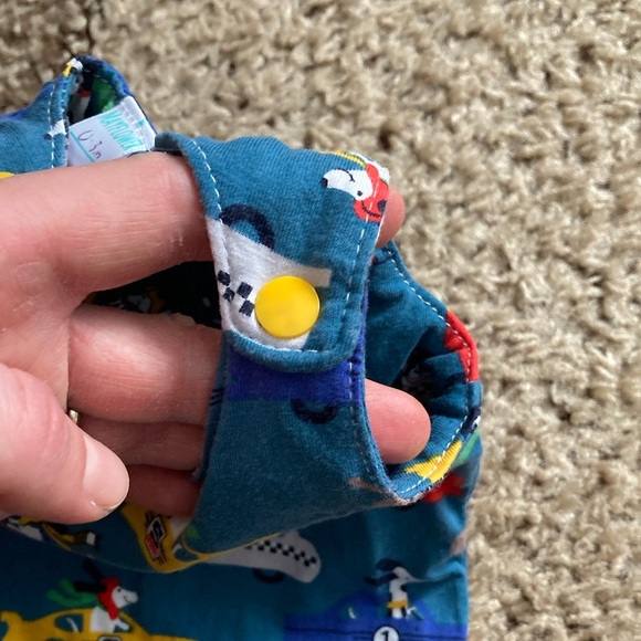 Mayflower Hand Made Kids Racing Car Print Bodysuit - Picture 4 of 6